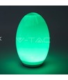 V-Tac RGB+W LED æg - Solcelle, Ø18,8 cm