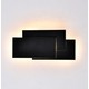 V-Tac 12W LED sort væglampe - IP20 indendørs, 230V, inkl. lyskilde