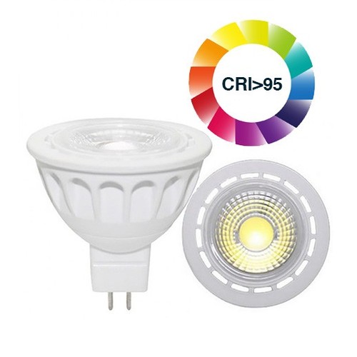 GU5.3 3W dæmpbar LUX3 LED spotpære - 12V, MR16, RA 97