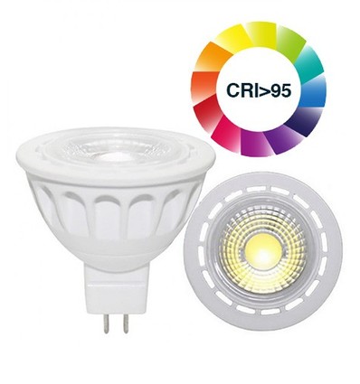 GU5.3 3W dæmpbar LUX3 LED spotpære - 12V, MR16, RA 97