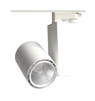 30W skinnespot - Citizen LED chip, 3000K, 60 grader, 1 fase, 1F2W