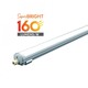 150cm 160lm/W 32W vandtæt komplet LED armatur, Gennemfortrådet - 5120lm, IP65