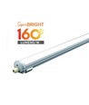 150cm 160lm/W 32W vandtæt komplet LED armatur, Gennemfortrådet - 5120lm, IP65