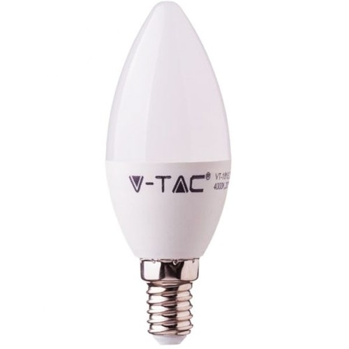 V-Tac 3W LED kertepære - B35, E14, 230V