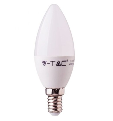 V-Tac 3W LED kertepære - B35, E14, 230V