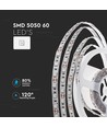 5m 10,8W/m LED strip - 12V DC, IP20, 60 LED pr. meter