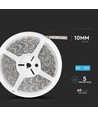 V-Tac 10,8W/m stænktæt LED strip - 5m, 60 LED pr. meter