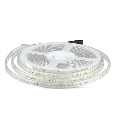 V-Tac 9W/m stænktæt LED strip - 5m, IP65, 24V, 60 LED pr. meter