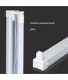 62cm T8 LED grundarmatur - Til 1x 60cm LED rør, IP20 indendørs
