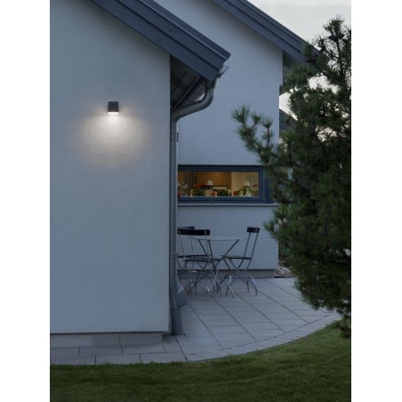 Monza LED Væglampe udendørs 3000K IP54 i Antracitgrå