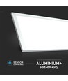 V-Tac 120x30 LED panel - Højde:14mm, 29W, hvid kant, 120lm/W