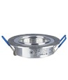 MR16 eller GU10 Downlight kit - Uden lyskilde, børstet aluminium, Hul: Ø7,5 cm, Mål: Ø9,1 cm