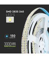 V-Tac 18W/m LED strip høj lumens - 5m, IP20, 240LED