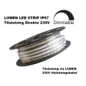 LUMEN LED Strip 230V i 3000K, 850Lm/m, IP67