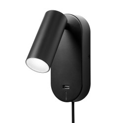 Ego LED Væglampe 5W Med Touch Dæmp og USB Lager