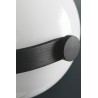DC Gulvlampe 2-Arm E27 Opal/Sort Træ - Halo Design