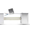 V-Tac 40W komplet LED armatur - Samsung LED chip, 120 cm, 230V