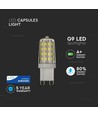 V-Tac 3W LED pære - Samsung LED chip, G9, 230V