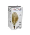 V-Tac 8W LED kæmpe globepære - Kultråd, Ø18 cm, dæmpbar, ekstra varm hvid, 2000K, E27