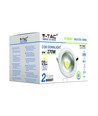 V-Tac 30W LED indbygningsspot - Hul: Ø20,7 cm, Mål: Ø22 cm, 230V