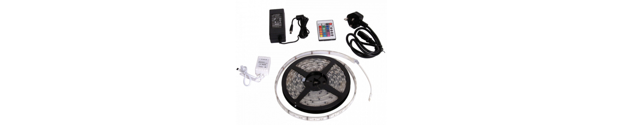 Vandtæt RGB LED strips 12V/24V