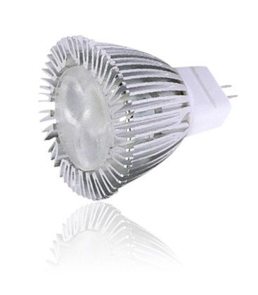En kompakt MR11 GU4 LED spotpære der kan erstatte små halogenpærer i eksisterende spots.