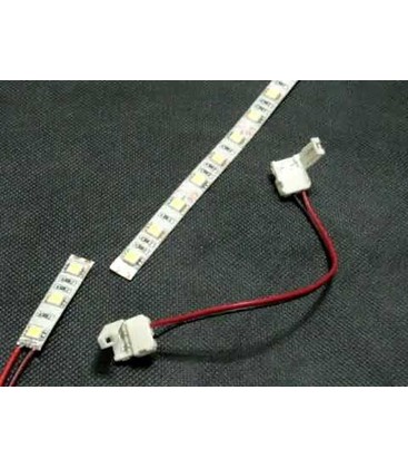 Eksempel på montering og samling af LED strips i profiler uden brug af værktøj