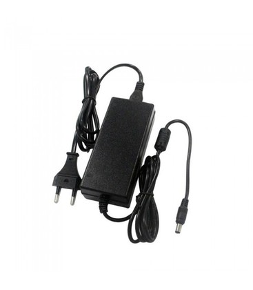 60W 12V DC strømforsyning til LED strips i hvidt design