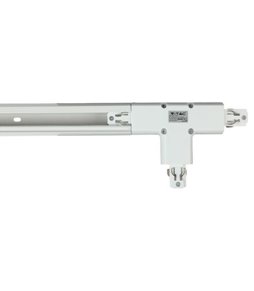 Installation af T-samler til hvidt skinnesystem