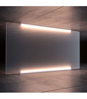 Monteret LED armatur i moderne indretning der viser produktet i brug